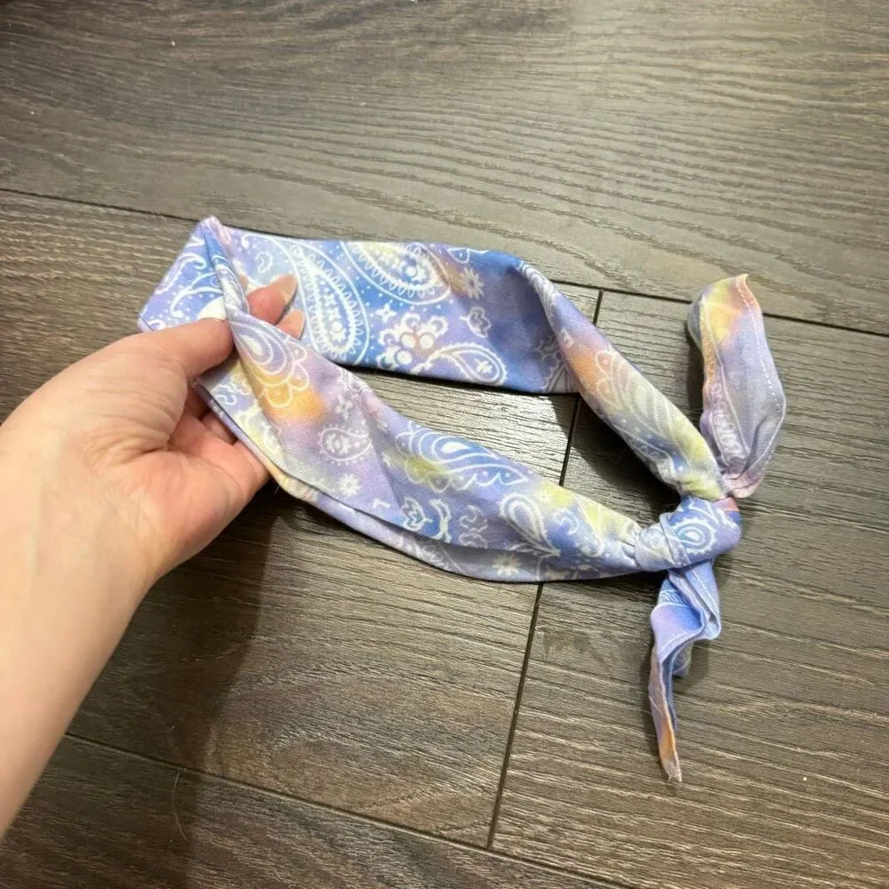 Victoria’s Secret Pink Purple Multicolored Bandana Headband